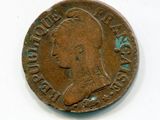 gros plan d'une pièce de monnaie sur une surface blanche