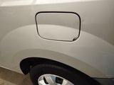 a close up of a white car with a door handle