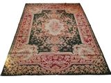 an image of a large rug with a floral design on it