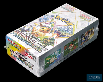 La boîte contient toute une série de cartes Pokémon, dont un Pikachu et un Pikachu.