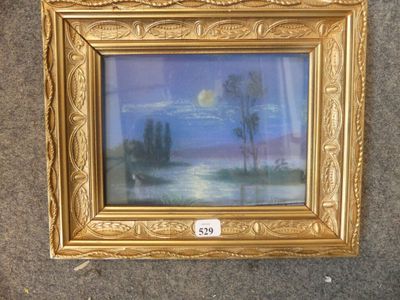 an image of a picture of a painting on a wall