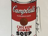 campbell ' s chicken gumbo soup by andy warhol