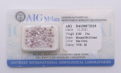 Ensemble de diamants de petites tailles (2 carat au total en… - Photo 1