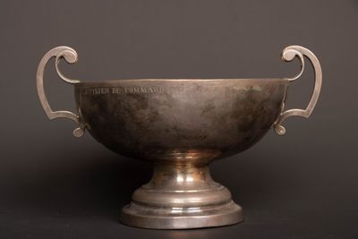 Coupe de mariage à anses marquée " J. TIXIER DE POMMARD 1860… - Photo 1