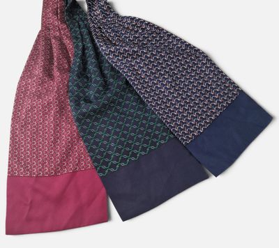 a close up of a scarf on a white background