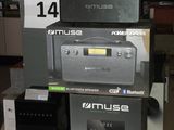 a stack of electronics on top of each other in a store