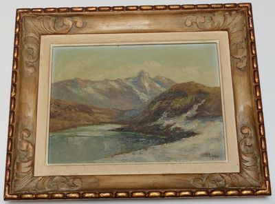 Ecole française du XXe siècle Paysage de montagne