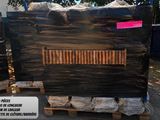two pallets of wood that have been stacked on pallets
