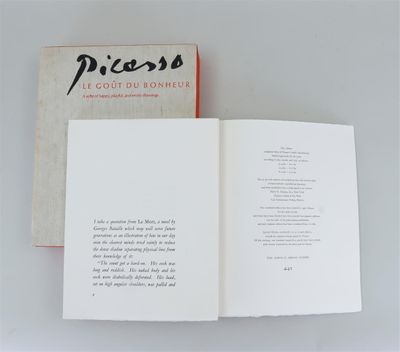un livre ouvert à une page où figure une image