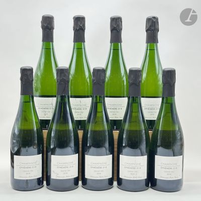 9 B CHAMPAGNE EXTRA-BRUT ÉPHÉMÈRE 018 (sélectionné par Frédéric Savart - Photo 1