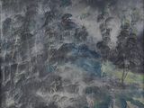 a picture of a painting on a wall of some sort