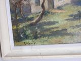 a picture of a painting on the wall of a house