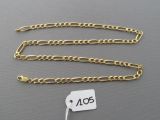 a close up of a chain with a price tag on it