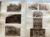 un livre avec des images de personnes et d'animaux