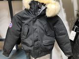 canada goose down parka with faux fur hood and removable liners