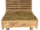 an image of a wooden bench made out of wood planks