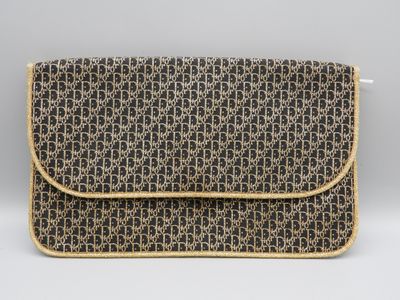 Christian Dior, Made in France, pochette en toile "Oblique" …