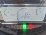 a close up of a car ' s dashboard showing the speed of the car