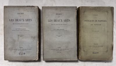 3 vol brochés : "Etudes sur les beaux-arts en France et en I…