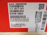 the back of a red box with a barcode on it