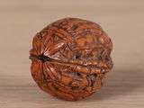 a close up of a walnut nut on a table