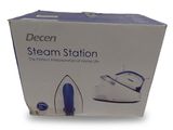 packaging of a steam iron in a box on a white background