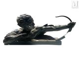 statue of a man with a bow and arrow in his hand
