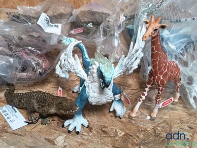 a lot of toys that are sitting on a table