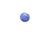 a close up of a blue stone on a white surface