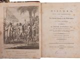 an old book with a picture of a group of people standing in front of it