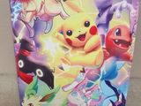 a close up of a bag with a bunch of pokemon characters on it