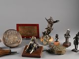 a lot of different items that are sitting on a table