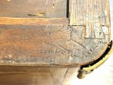 a close up of a piece of wood that has been scratched off