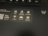 a close up of a laptop with a keyboard on it