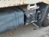a close up of the front end of a semi truck