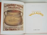 an open book with a picture of a pot on it