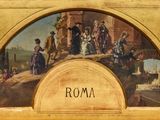 a picture of a painting on the wall of a building