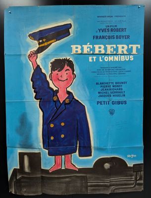 an old movie poster of a man holding a hat on top of a train