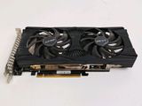a close up of a video card on a white surface