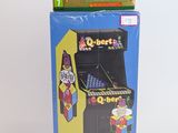 a cardboard box with a video game on top of it