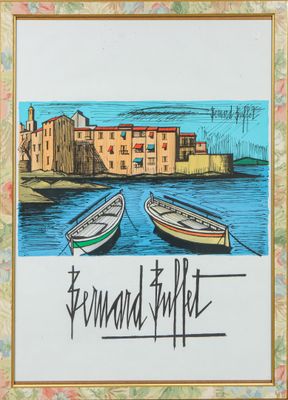 Bernard BUFFET (1928-1999) Saint Tropez Affiche lithographié…