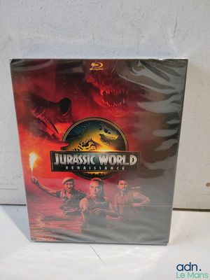 la jaquette du DVD de « Jurassic World »