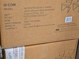 two boxes stacked on top of each other on the floor