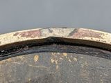 an image of a close up view of a vase