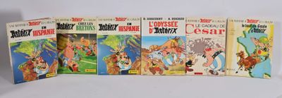 Uderzo et Goscinny, Astérix le Gaulois, 6 albums (usures d'u…