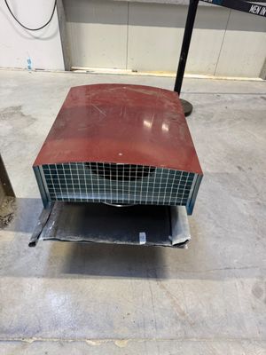 Sortie de toit VMC Ubiflu 9 rouge diamètre 500mm (en l'état,…