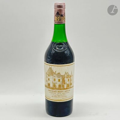 1 B CHÂTEAU HAUT-BRION (4,5 cm ; e.t.h.), GCC1 Graves, 1974 - Photo 1