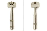 Lot de quatre diamants de vitrier en métal nickelé. (photo 4)