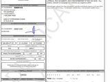 a document with a barcode on it and a barcode on the back of it