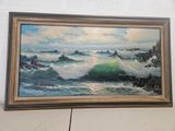 a picture of a painting hanging on the wall